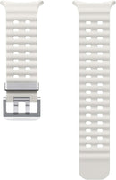 Open Box Samsung Galaxy Watch Ultra Marine Band, Smartwatch Replacement Strap for Men and Women, One Click Attachment, White